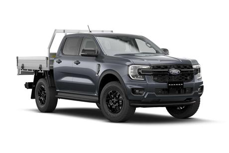 Grey 2026 Ford Ranger Double Cab Chassis Xlt 3.0 (4X4)