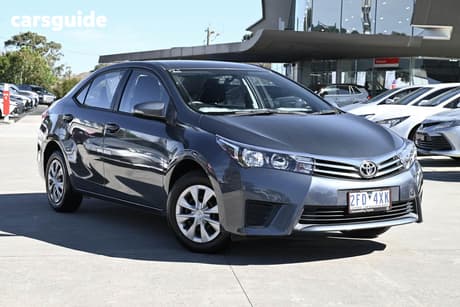 Blue 2015 Toyota Corolla Sedan Ascent