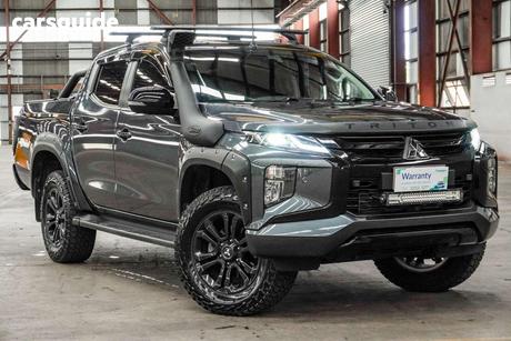 Grey 2020 Mitsubishi Triton Double Cab Pick Up Gsr (4X4)