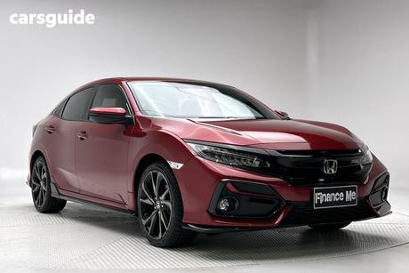 Red 2020 Honda Civic Hatchback Rs
