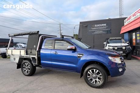 Blue 2013 Ford Ranger Super Cab Utility Xlt 3.2 (4X4)