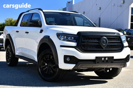White 2026 GWM Cannon Dual Cab Utility Vanta (4X4)