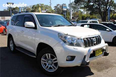 White 2010 Toyota Landcruiser Prado Wagon Vx (4X4)
