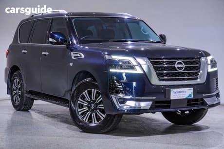 Blue 2022 Nissan Patrol Wagon Ti-L (4X4)