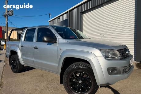 Silver 2016 Volkswagen Amarok Dual Cab Utility Tdi400 Core Plus (4X4)