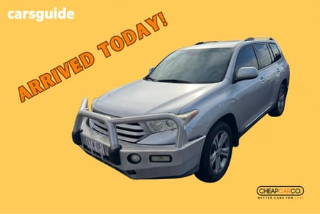 Silver 2011 Toyota Kluger Wagon Kx-S (Fwd)