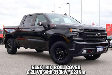 Black 2022 Chevrolet Silverado Crew Cab Utility 1500 Lt Trail Boss