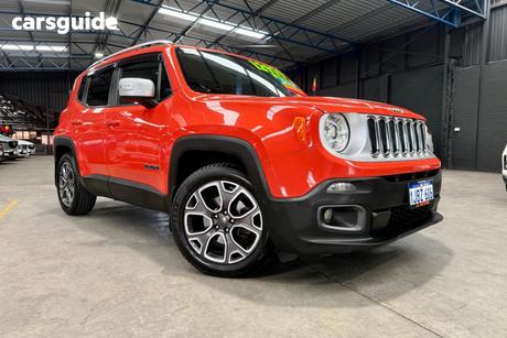 Orange 2017 Jeep Renegade Wagon Limited