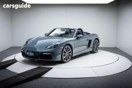 Grey 2016 Porsche 718 Roadster Boxster