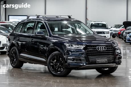Blue 2017 Audi Q7 Wagon 3.0 Tdi Quattro