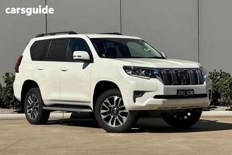 White 2023 Toyota Landcruiser Prado Wagon Vx