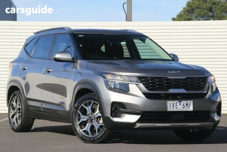 Grey 2021 Kia Seltos Wagon Sport+ (Fwd)
