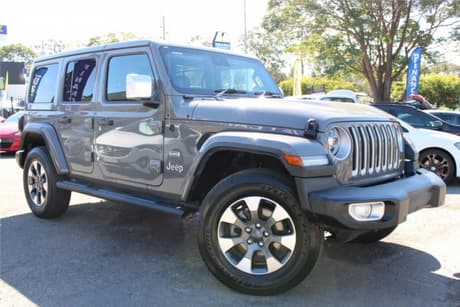 Grey 2022 Jeep Wrangler Unlimited Hardtop Overland (4X4)