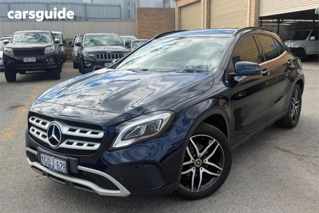 Blue 2018 Mercedes-Benz GLA180 Wagon 180