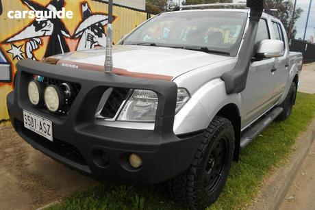 Silver 2012 Nissan Navara Dual Cab Pick-up St (4X4)