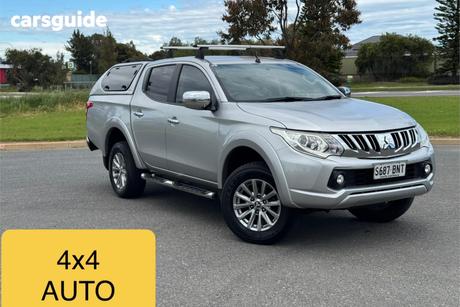 Silver 2016 Mitsubishi Triton Dual Cab Utility Gls (4X4)