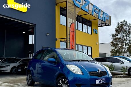 Blue 2006 Toyota Yaris Hatch YR