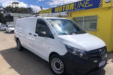 White 2017 Mercedes-Benz Vito Van 114 Bluetec Lwb