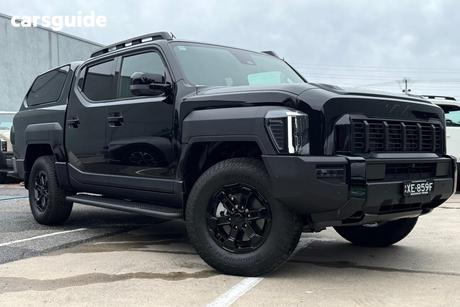 Black 2025 Kia Tasman Double Cab Pick Up X-Pro (4X4) (0.9T) Bdy Fender