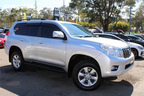 Silver 2011 Toyota Landcruiser Prado Wagon Gxl (4X4)