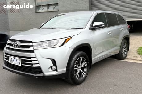 Silver 2017 Toyota Kluger Wagon Gx (4X2)