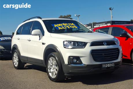 White 2017 Holden Captiva Wagon Active 7 Seater