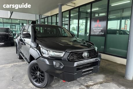 Black 2021 Toyota Hilux Double Cab Pick Up Rugged X (4X4)