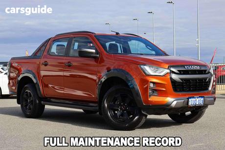 Orange 2022 Isuzu D-MAX Crew Cab Utility X-Terrain (4X4)