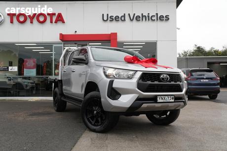 Silver 2024 Toyota Hilux Ute Tray 4X4