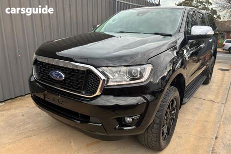 Black 2021 Ford Ranger Double Cab Pick Up Xlt 3.2 Hi-Rider (4X2)