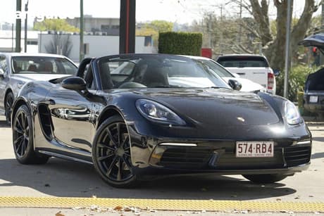 Black 2018 Porsche 718 Roadster Boxster