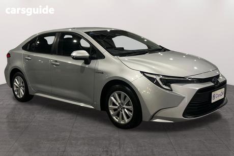 Silver 2023 Toyota Corolla Sedan Ascent Sport Hybrid