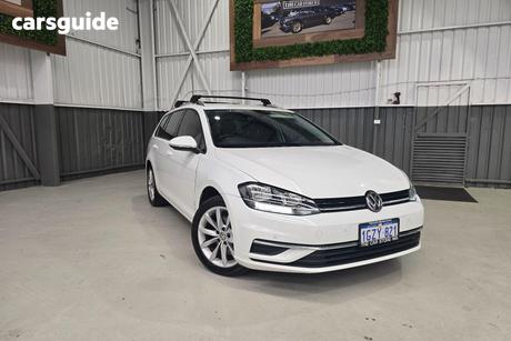 White 2019 Volkswagen Golf Wagon 110 Tsi Comfortline