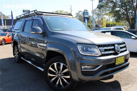 Grey 2017 Volkswagen Amarok Dual Cab Utility V6 Tdi 550 Ultimate