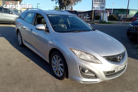 Silver 2012 Mazda 6 Wagon Touring