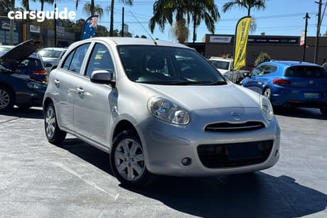 Silver 2014 Nissan Micra Hatchback St-L