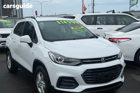 White 2017 Holden Trax Wagon Ls