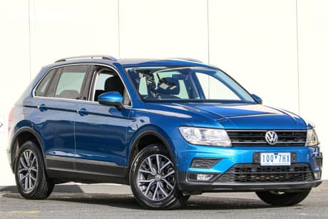 Blue 2018 Volkswagen Tiguan Wagon 132 Tsi Comfortline