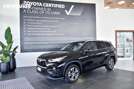 Black 2024 Toyota Kluger Wagon Gxl Hybrid Awd