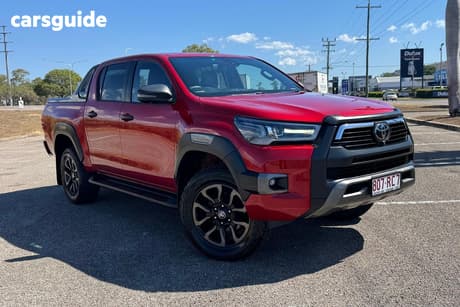 Red 2021 Toyota Hilux Double Cab Pick Up Rogue (4X4)