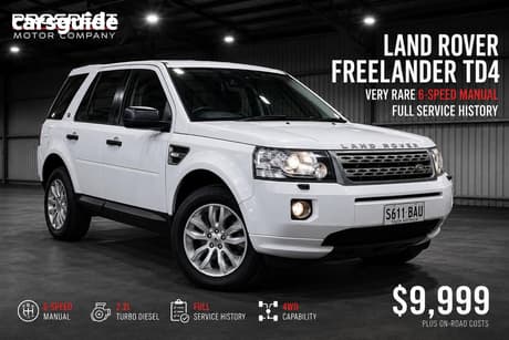 White 2013 Land Rover Freelander 2 Wagon Td4 (4X4)