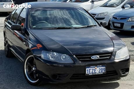 Black 2008 Ford Falcon Sedan XT