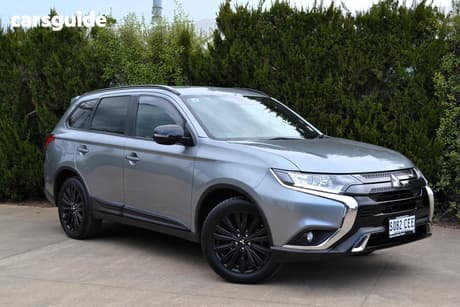 Grey 2020 Mitsubishi Outlander Wagon Black Edition 7 Seat (2Wd)