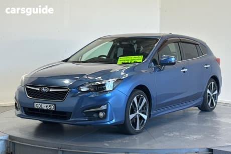 Blue 2017 Subaru Impreza Hatchback 2.0S (Awd)