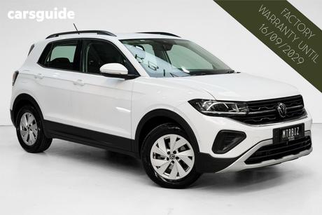 White 2024 Volkswagen T-Cross Wagon 85Tfsi Life