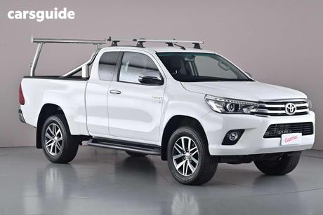 White 2017 Toyota Hilux X Cab Utility Sr5 (4X4)