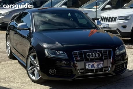 Black 2008 Audi S5 Coupe 4.2 FSI QUATTRO 8T