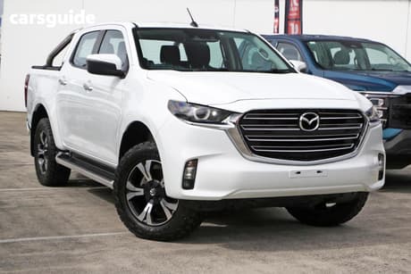 White 2023 Mazda BT-50 Dual Cab Chassis Xtr (4X4)