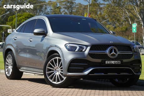 Grey 2021 Mercedes-Benz GLE450 Coupe 4Matic (Hybrid)