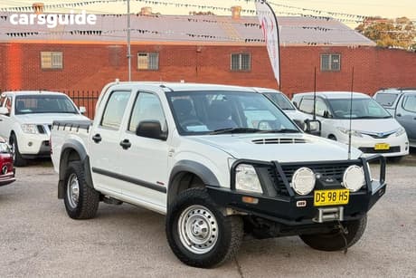 White 2007 Holden Rodeo Ute Tray LX (4X4) RA